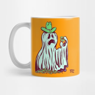 Monster Cookie Ghost Green Mug